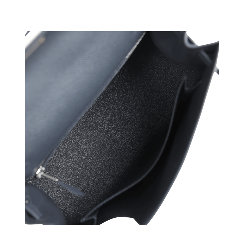 Hermes Kelly 25 Bag In Dark Navy Epsom Leather For Women 25cm/10in view 4