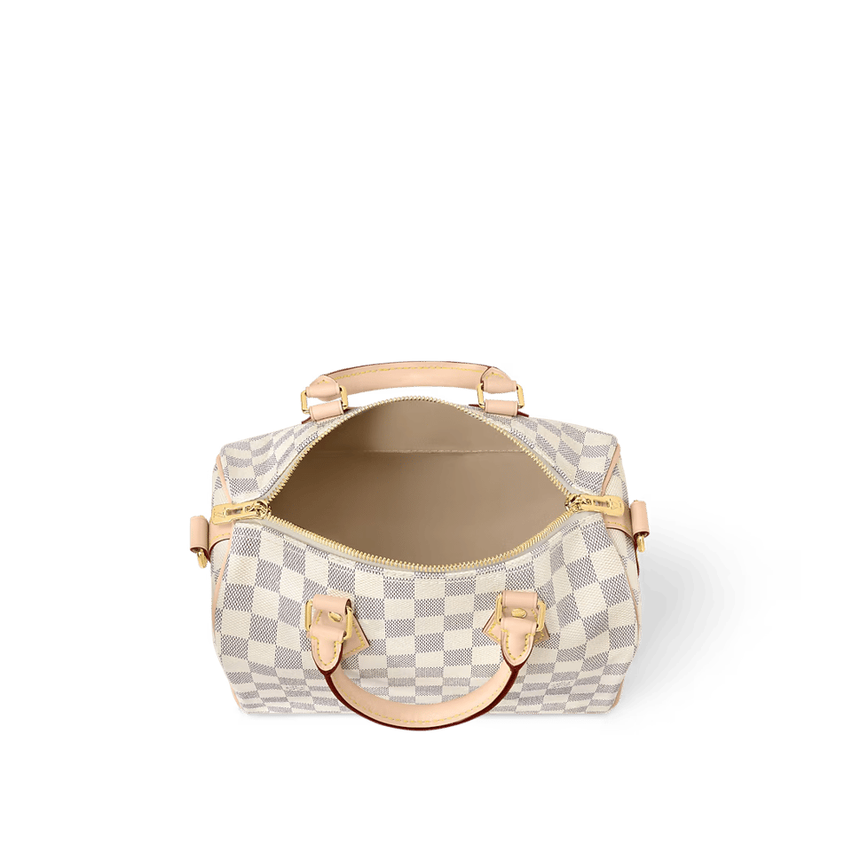 Louis Vuitton Speedy Bandouliere 25 Damier Azur Canvas 25cm N40608 view 5
