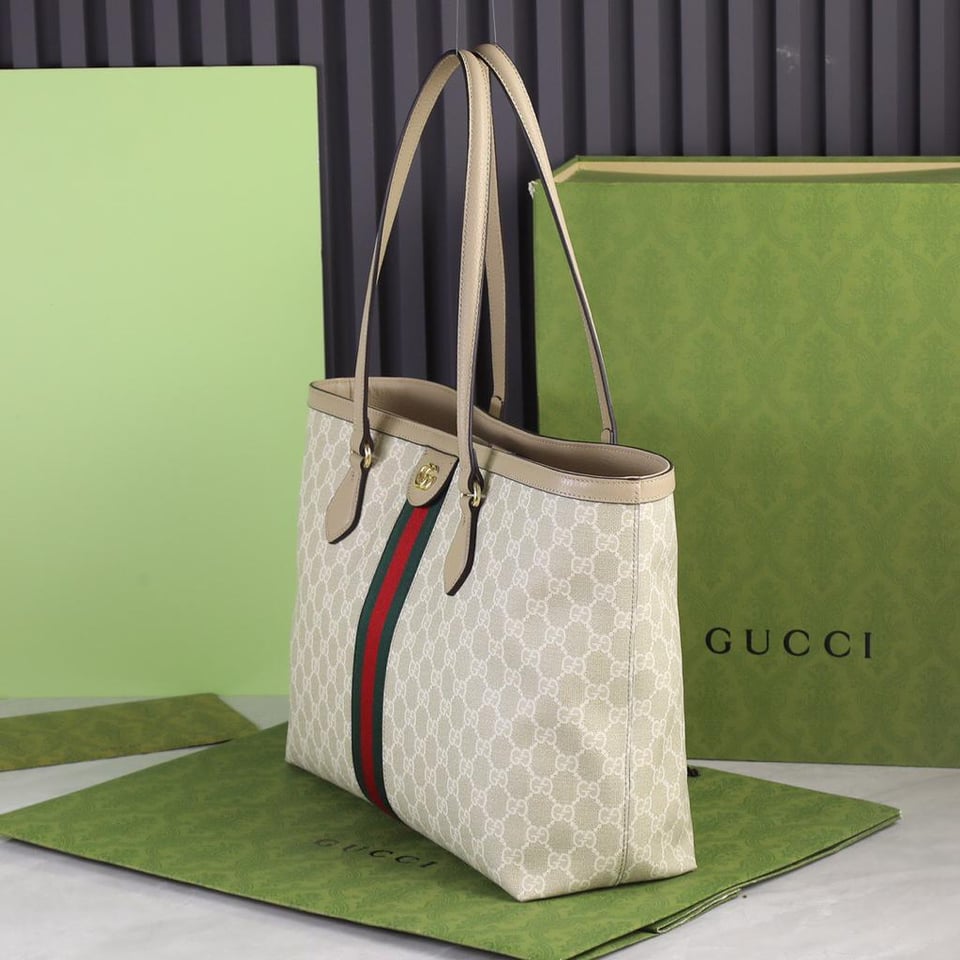 Gucci Ophidia Medium GG Tote ‘Beige’ 38cm/15in view 3