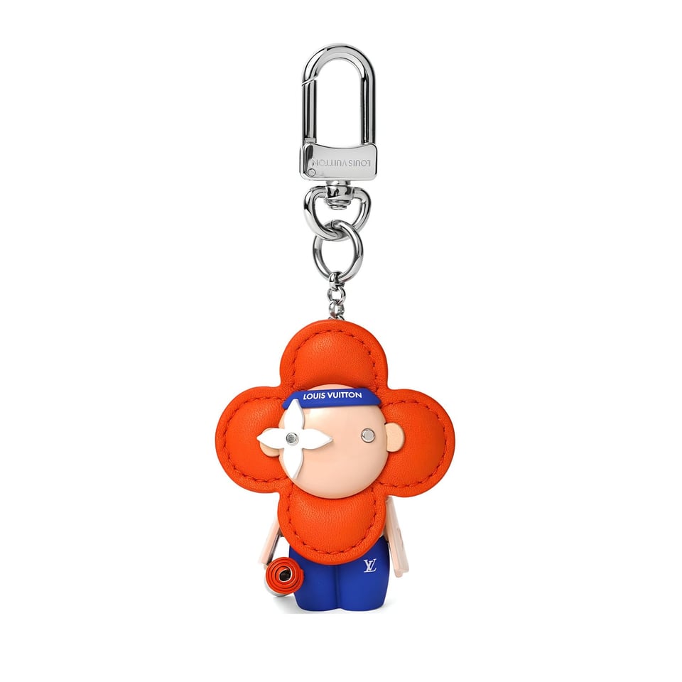 Louis Vuitton Vivienne Gym Bag Charm M01198 Orange And Blue Color 13.5cm/5.3in