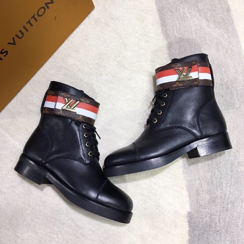Louis Vuitton Wonderland Flat Ranger Black view 3