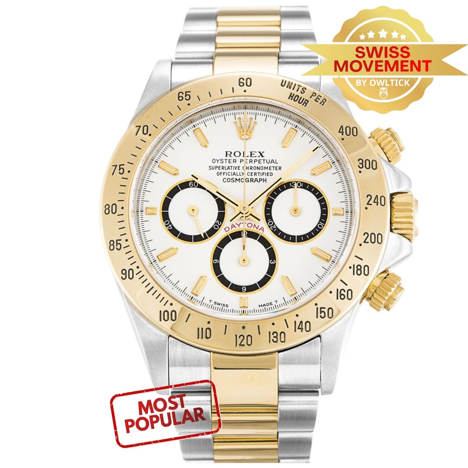 [Superclone] Rolex Daytona 40 mm White Dial 116523