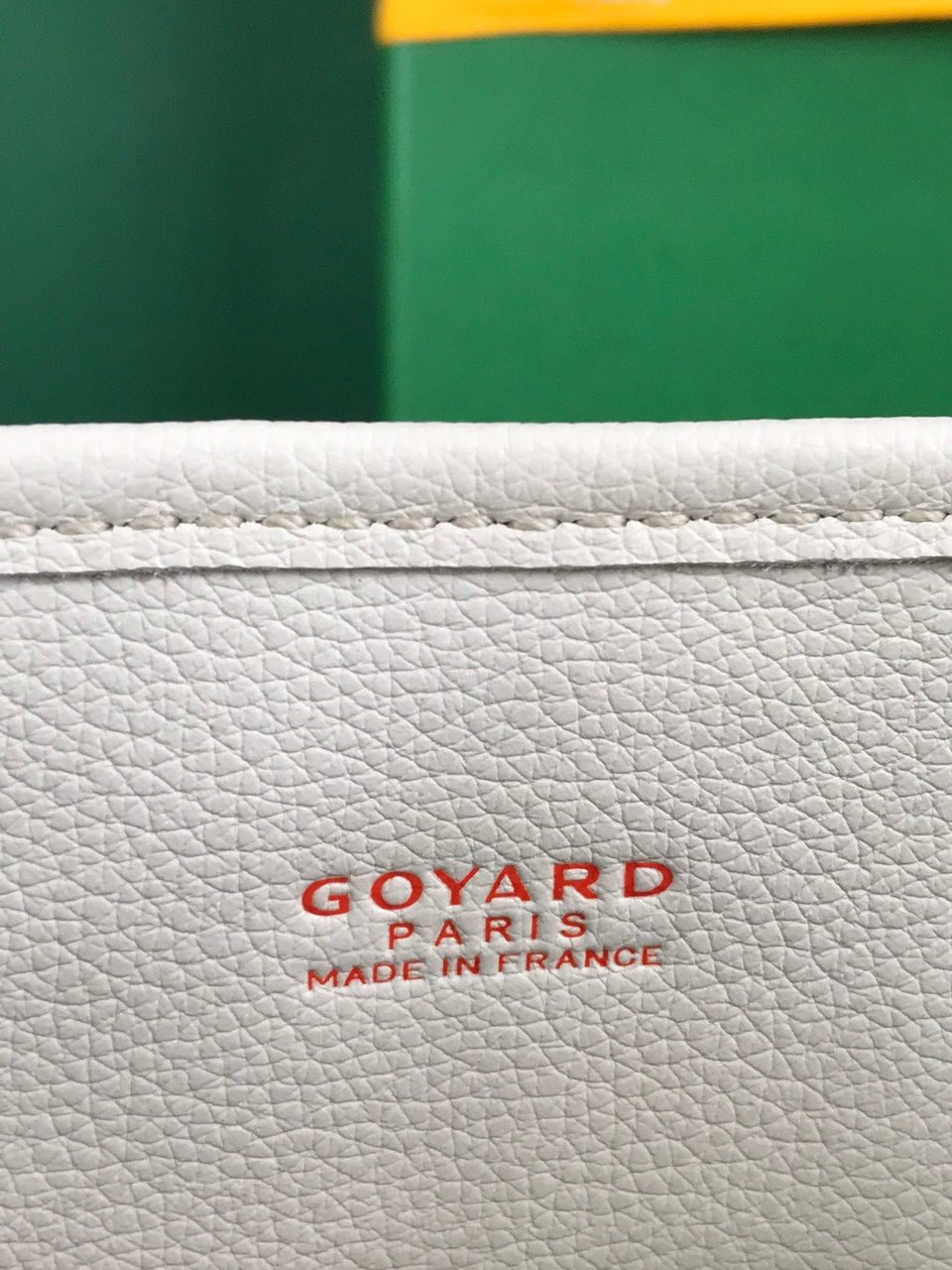 Goyard Anjou Mini Bag 20cm White Calfskin And Goyardine Canvas view 6