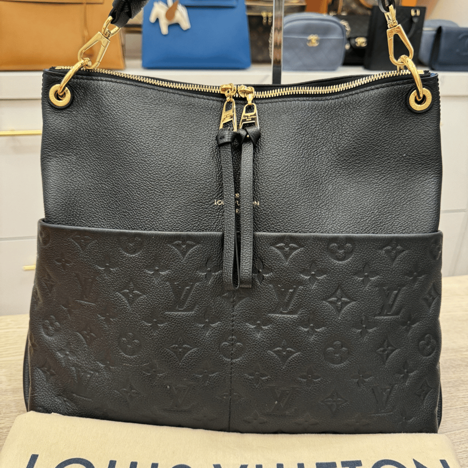 Louis Vuitton Empreinte Maida Hobo Black 32Cm M45522 view 9