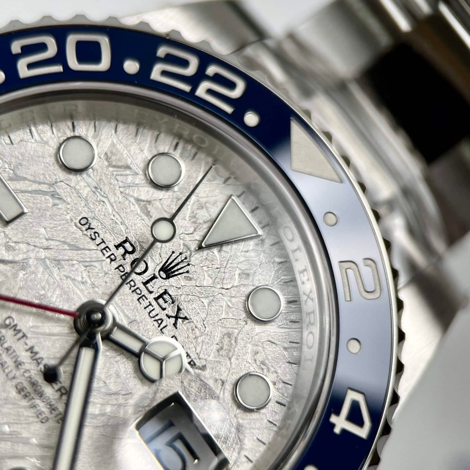 [SUPER CLONE] Rolex GMT-Master II Meteorite Dial 126719BLRO “Superman” view 7