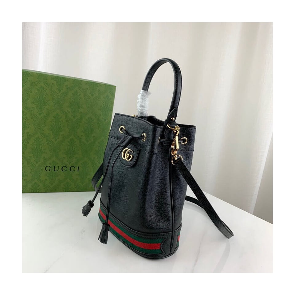Gucci Ophidia Small Bucket Bag Black view 5