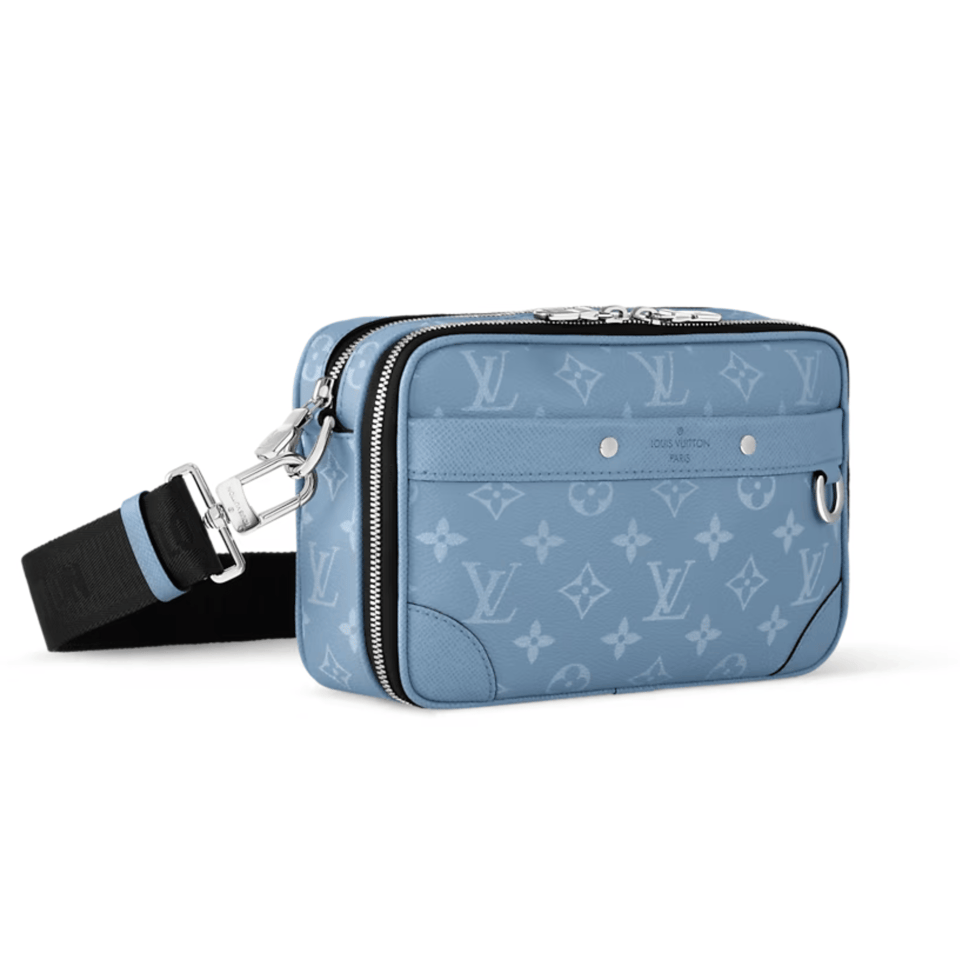 Louis Vuitton Sky blue Alpha Messenger For Men 24cm M14073 view 3