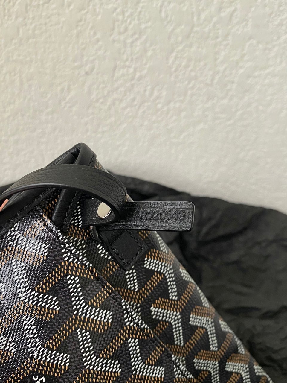 Goyard Saint Louis Gm 40Cm Black Canvas view 11