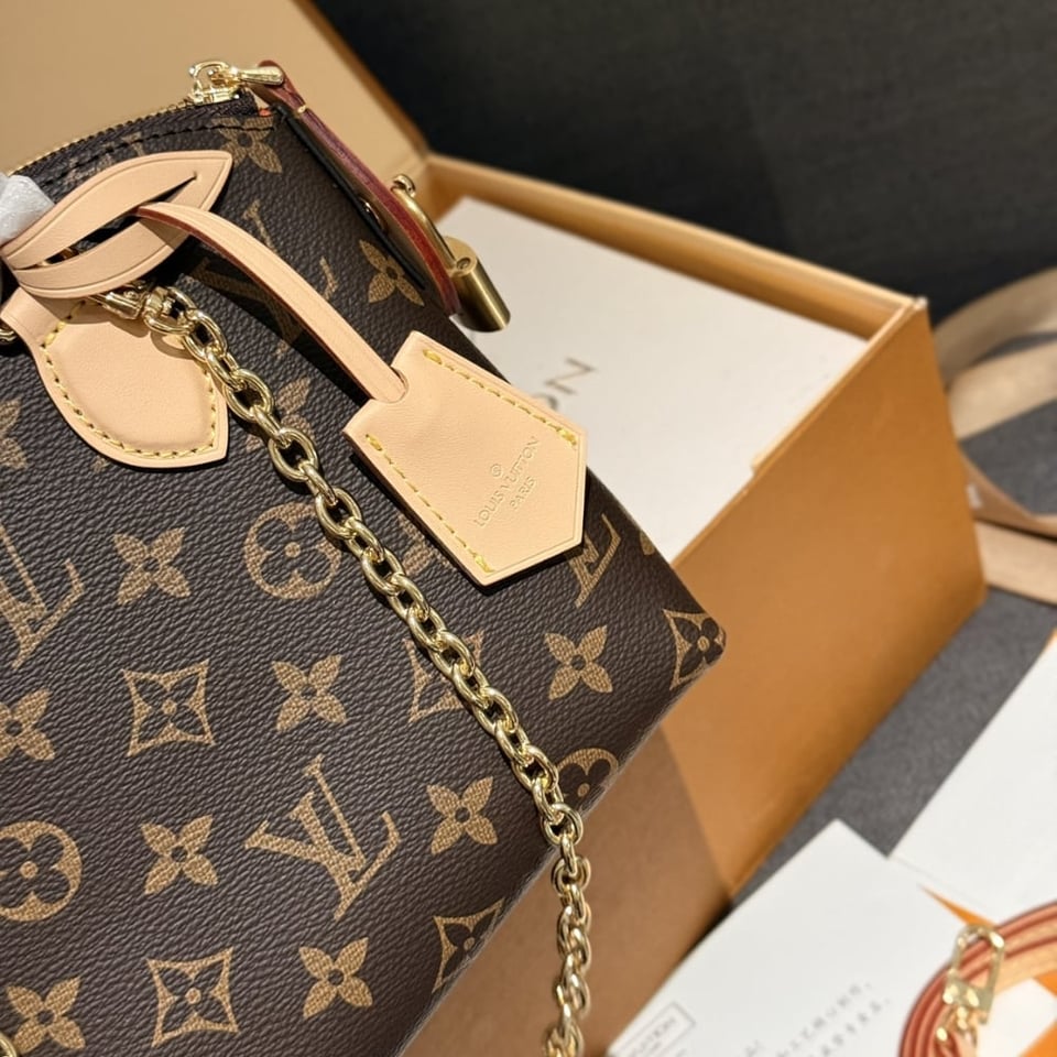 Louis Vuitton Lockit Bb Bag Monogram Brown 16Cm M12019 view 6