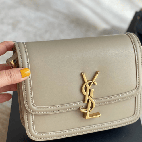 Saint Laurent Solferino Small Satchel In Box Saint Laurent Leather Blanc Vintage view 7