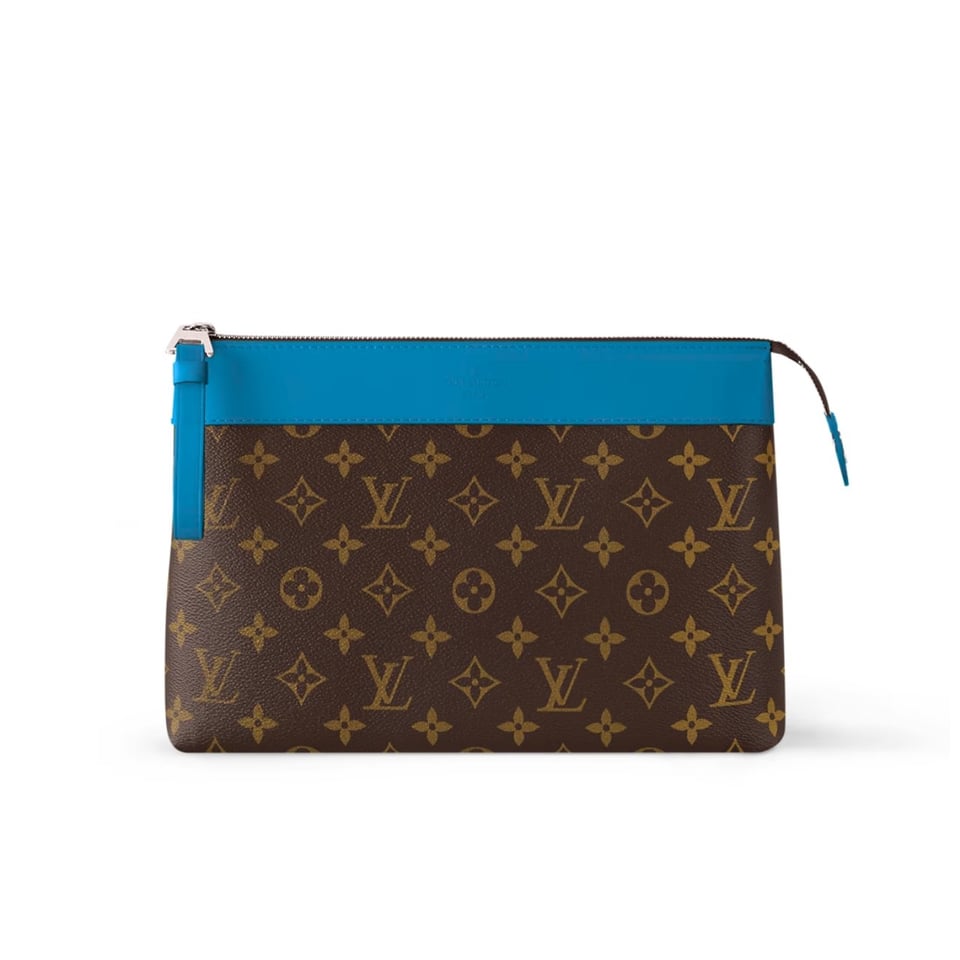 Louis Vuitton Pochette Voyage Souple Bag Blue 29Cm view 2