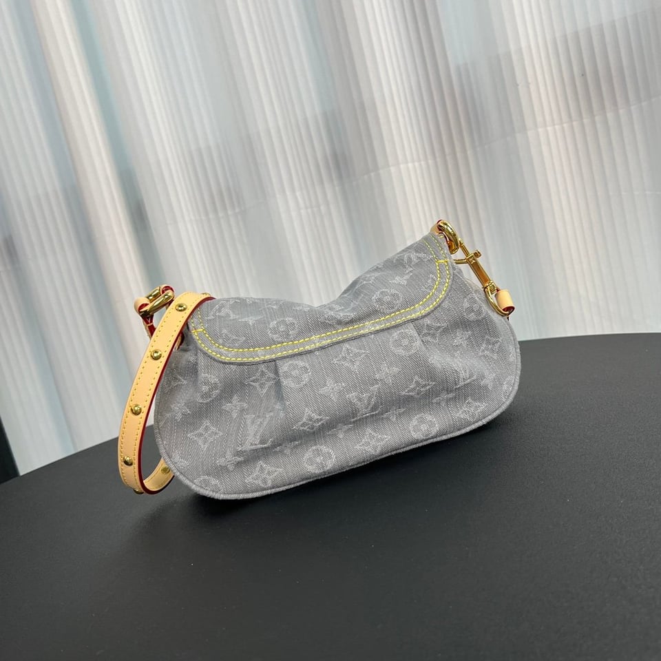 Louis Vuitton Monogram Denim Sunset Shoulder Bag 27cm/ 10.6in view 8