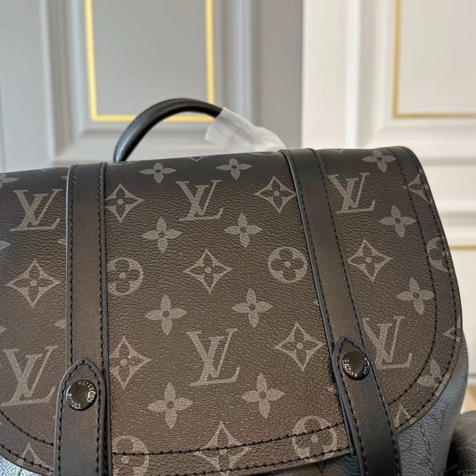 Louis Vuitton Christopher Backpack Black 34Cm view 4