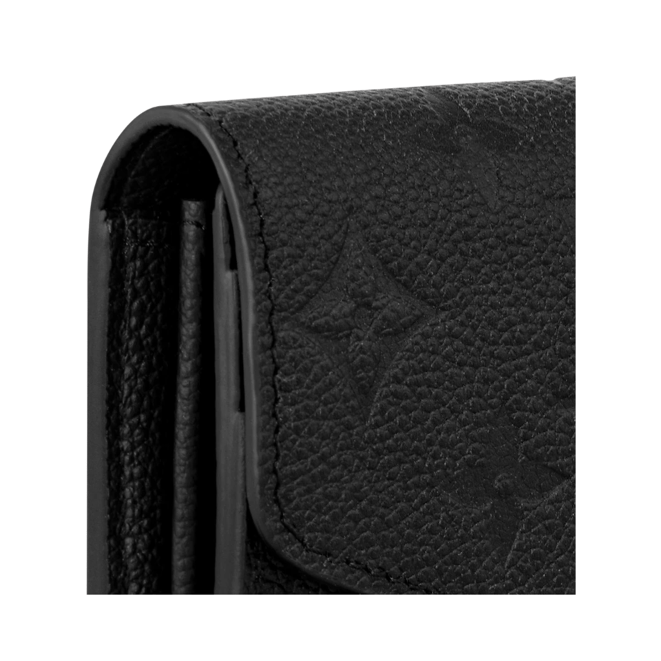Louis Vuitton Black Sarah Wallet For Women 19cm M82257 view 3