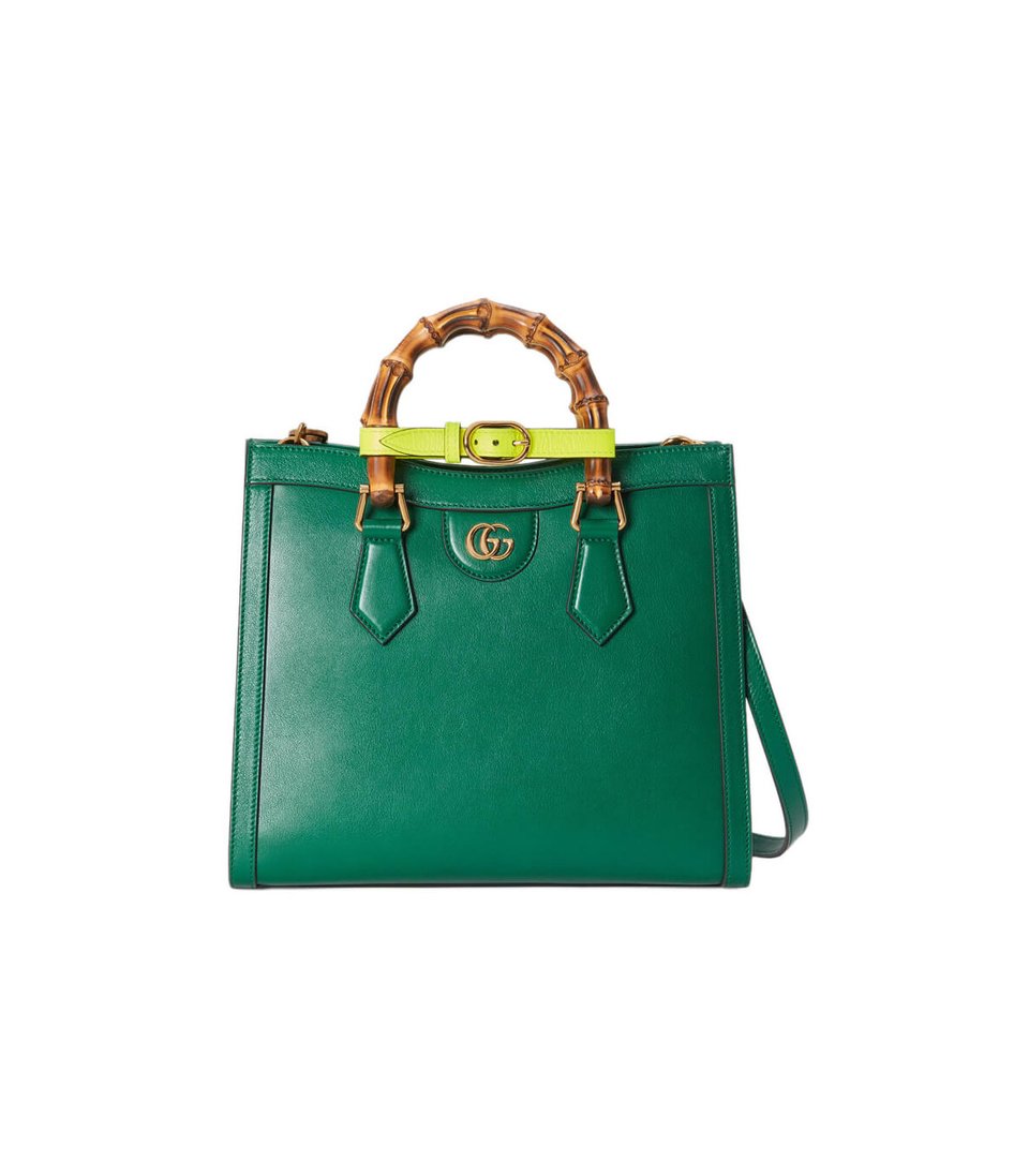 Gucci Diana Small Tote Bag Green view 2