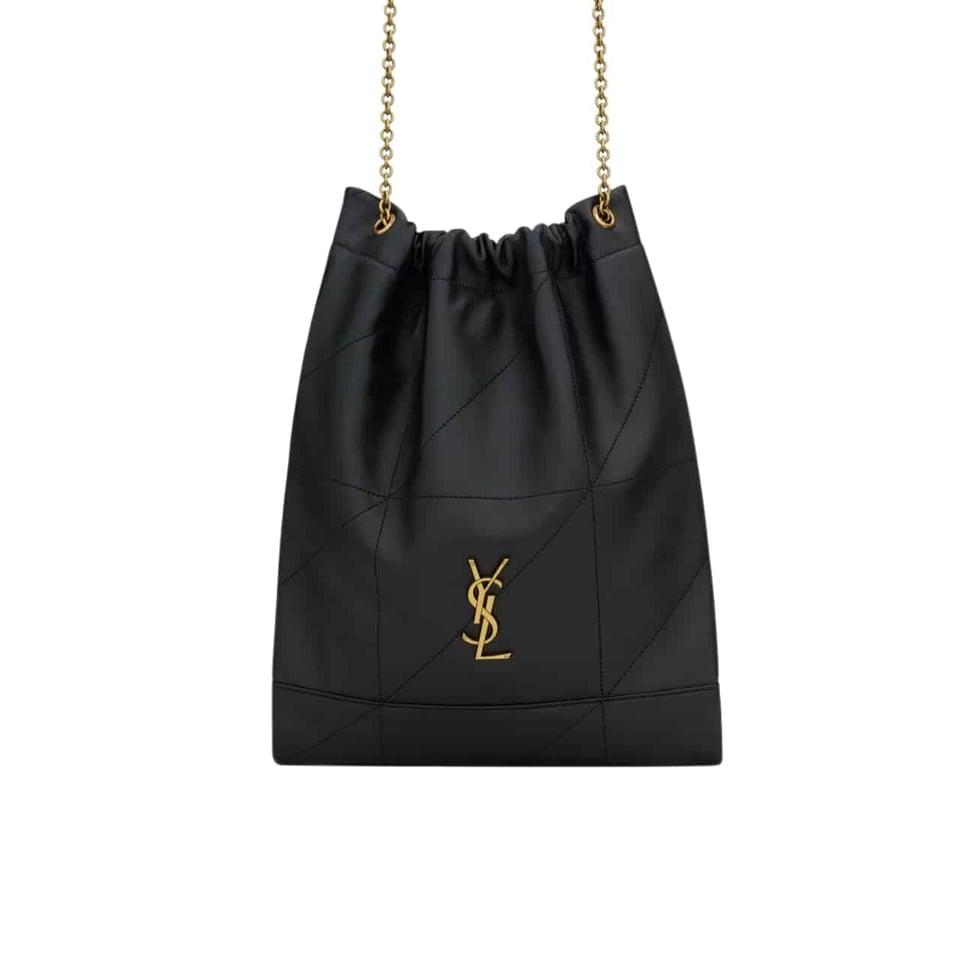 Saint Laurent Jamie 4 3 Pochon In Black 31Cm