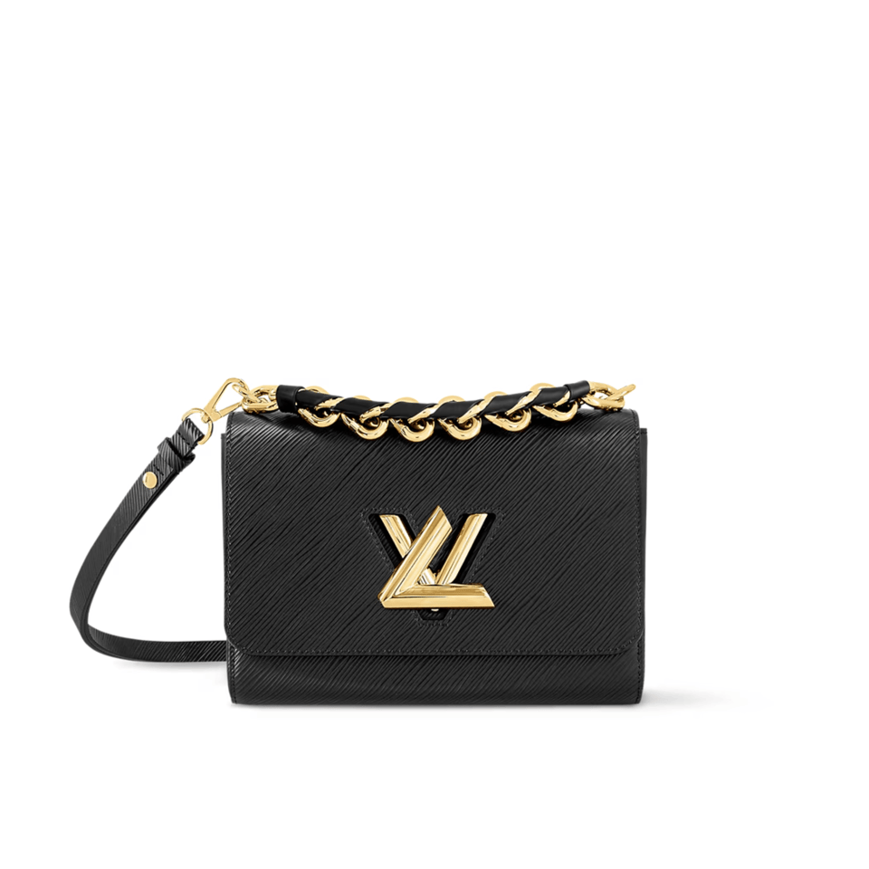 Louis Vuitton Twist Mm Bags Epi Leather Lock Chain Black 23Cm M21772 view 2