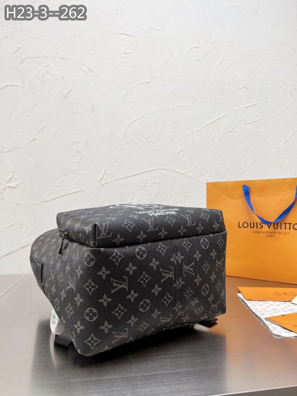 Louis Vuitton Apollo Backpack Monogram Vivienne Eclipse Black 37Cm view 7