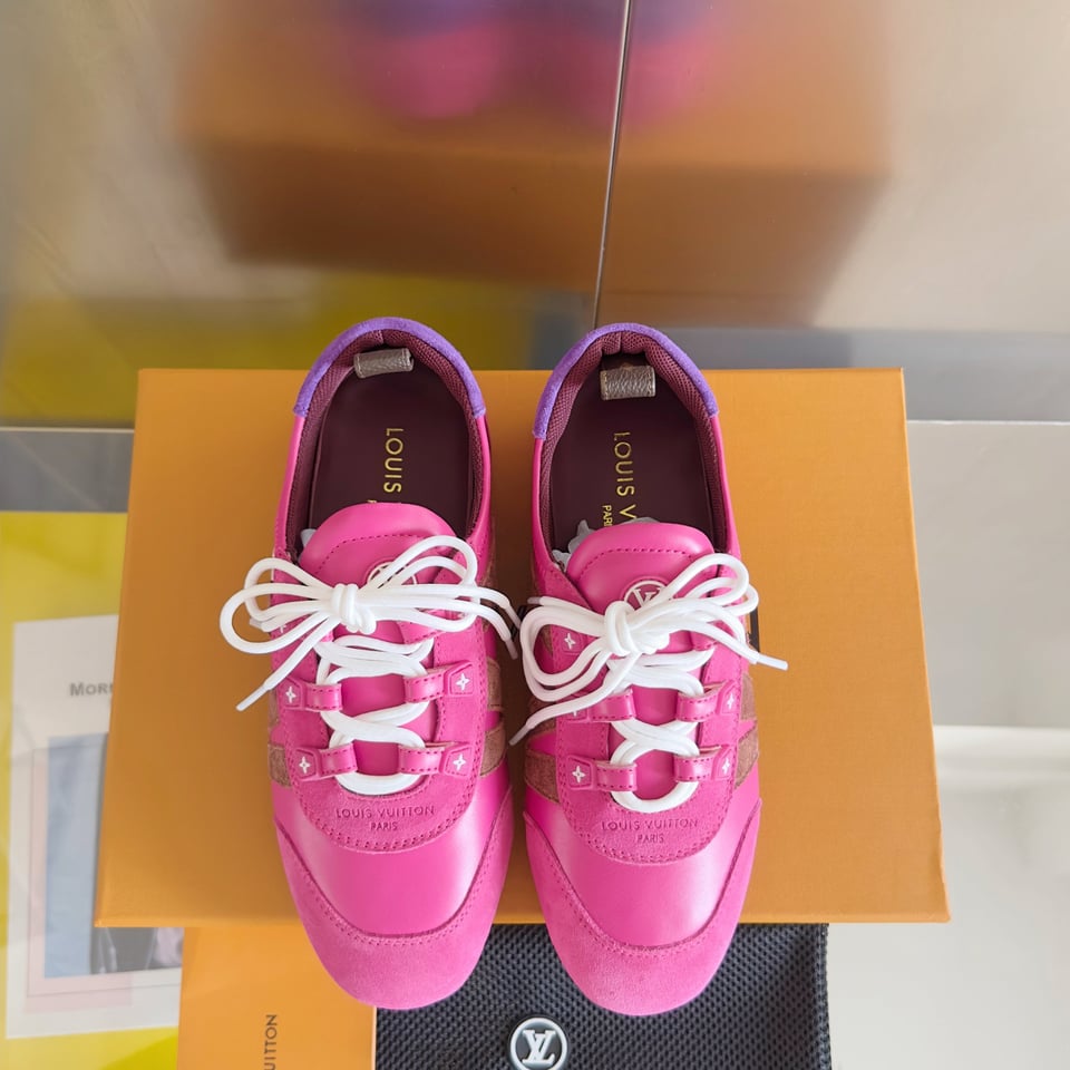 Louis Vuitton Sneakerina Pink &amp; Purple – Women’s Ballet-Inspired Slim Sneakers view 10