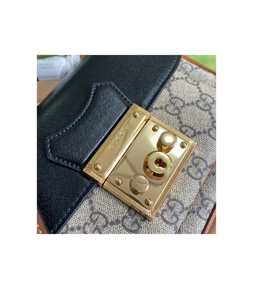 Gucci Padlock Mini Bag Black view 9
