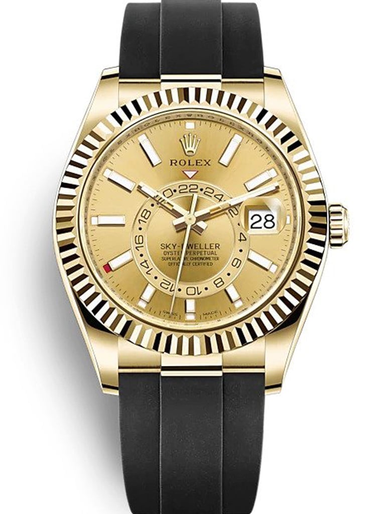 Rolex Sky-Dweller 42mm Champagne Dial 326238 view 2