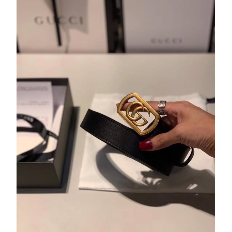 Gucci Belt With Framed Double G Buckle 575587 view 5