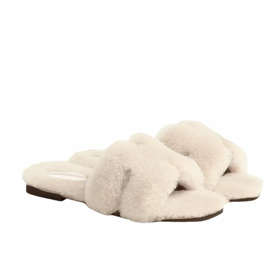 Hermes Oran Sandal White H231288Z view 2