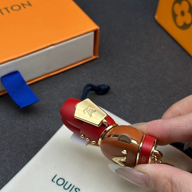 Louis Vuitton Gaston Keychain Red Color 13cm/5.1in view 4