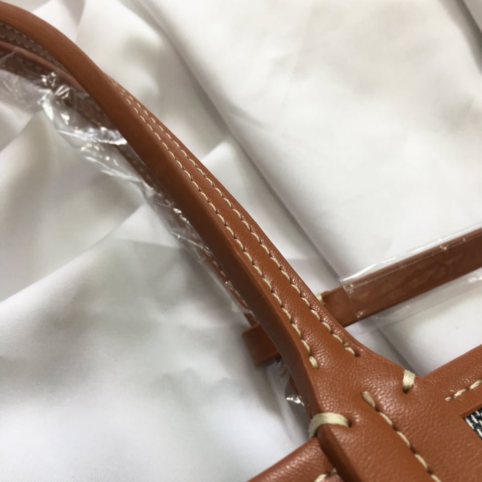 Goyard Anjou Mini Bag 20cm Black And Tan Canvas view 5