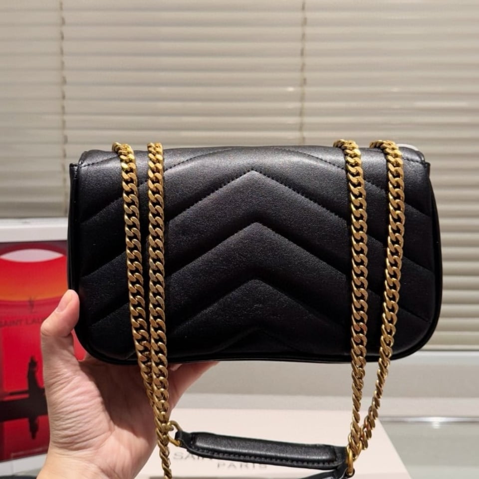 Saint Laurent Loulou Small In Matelassã‰ 24Cm view 7