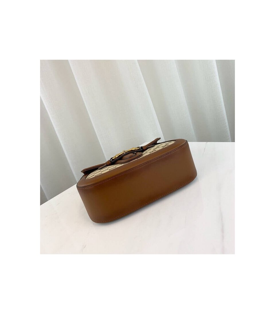 Gucci Lady Web Original GG Medium Shoulder Bag Brown view 10