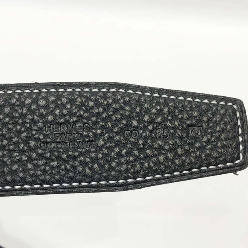 Hermes H Belt Buckle &amp; Reversible Leather Strap 38 mm HB02 view 12