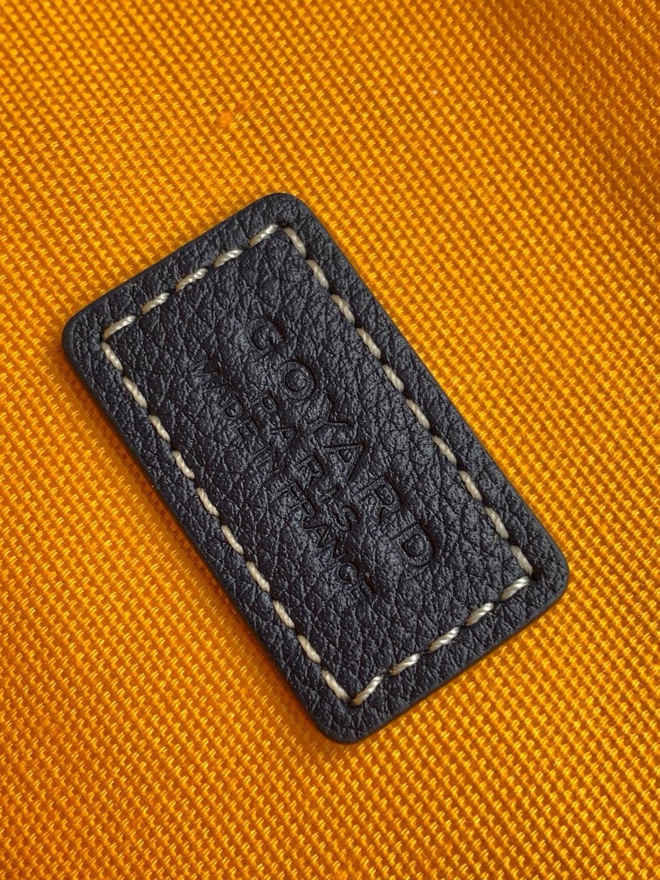 Goyard Vendôme Cosmetic Pouch 17cm Navy Goyardine Canvas And Calfskin Trim view 5