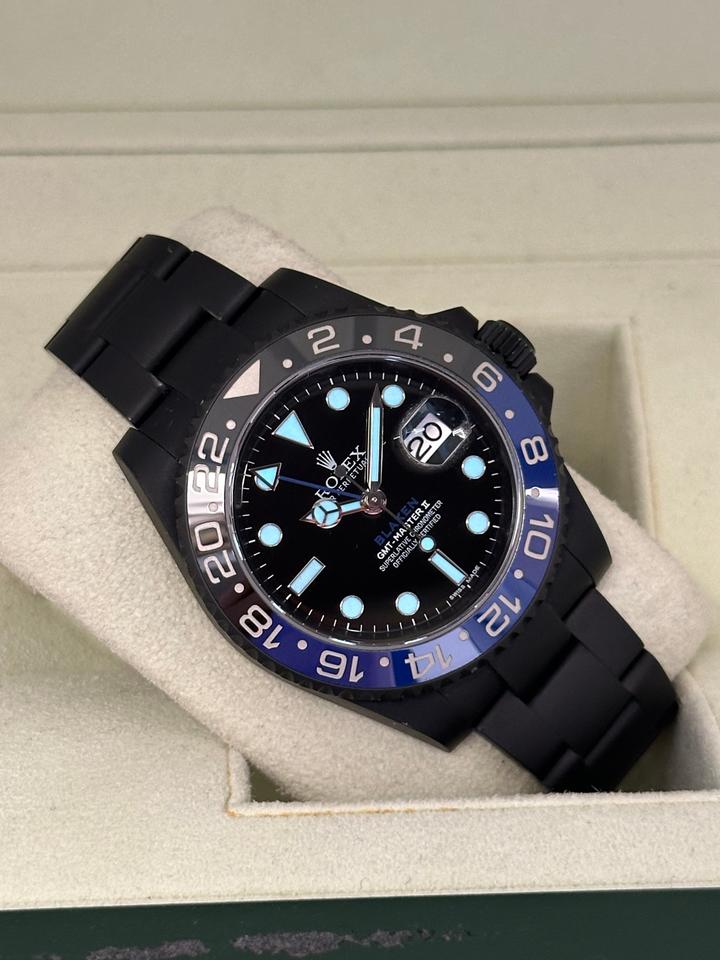 [Superclone] Rolex GMT-Master II 40mm Black Dial “Batman” PR18239 view 2
