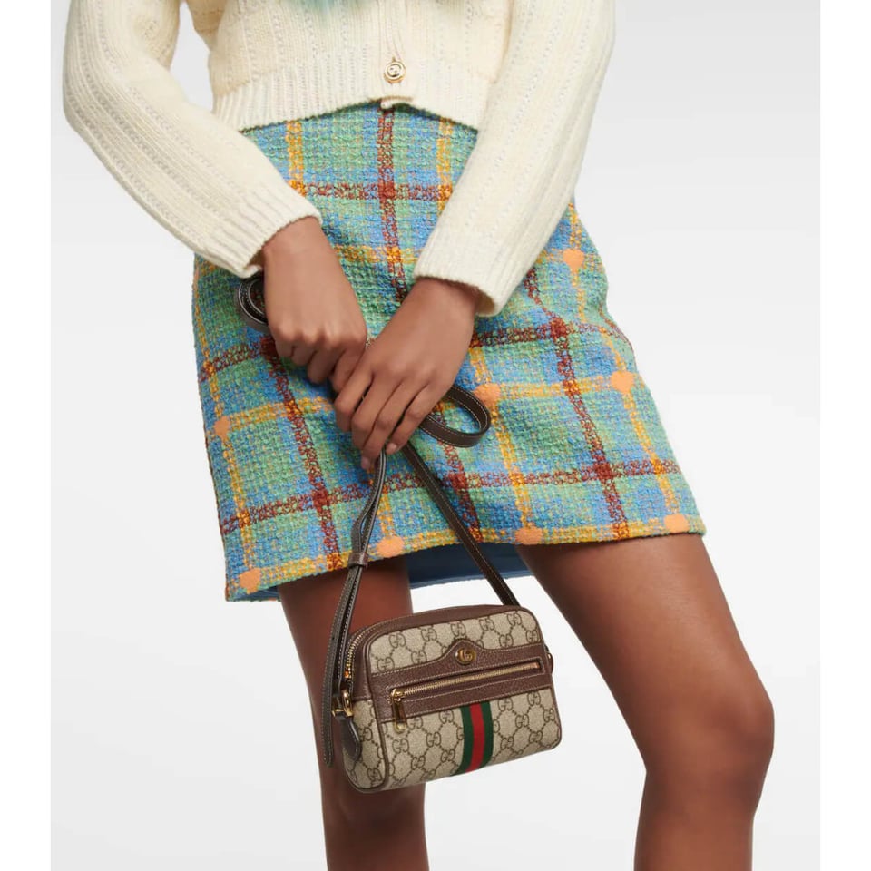 Gucci Ophidia GG Supreme Mini Bag view 5