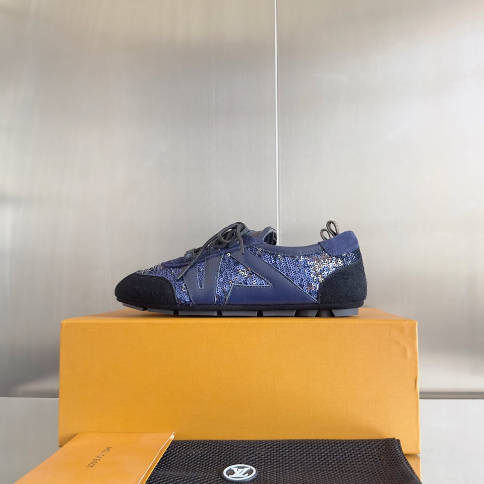 Louis Vuitton Sneakerina Sequin Blue – Ballet-Inspired Women’s Sneakers view 7