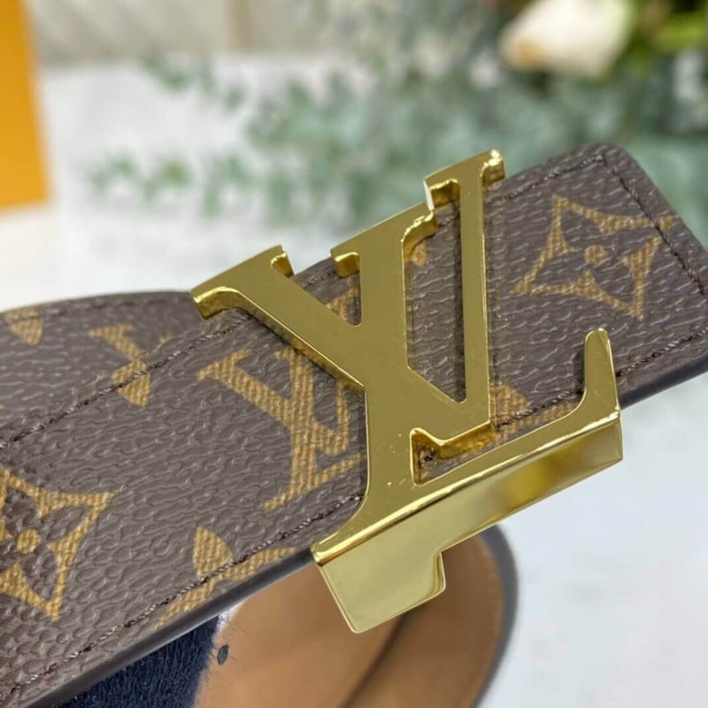 Louis Vuitton 25mm Mini Monogram Canvas LV Initials Belt M9781W view 8