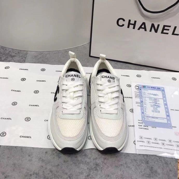 Chanel Cc Sneakers White view 7