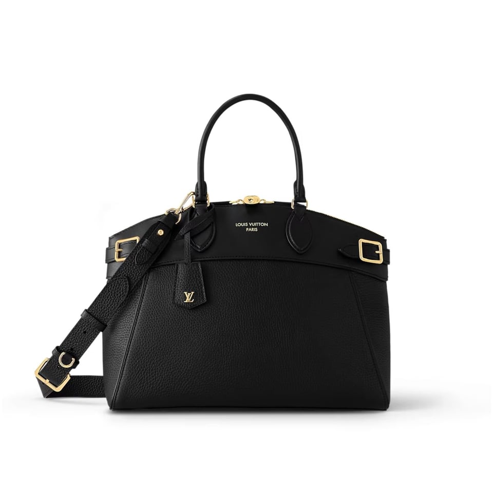 Louis Vuitton Lock It Vendôme Mm High End Leather Black 36cm M22914 view 2