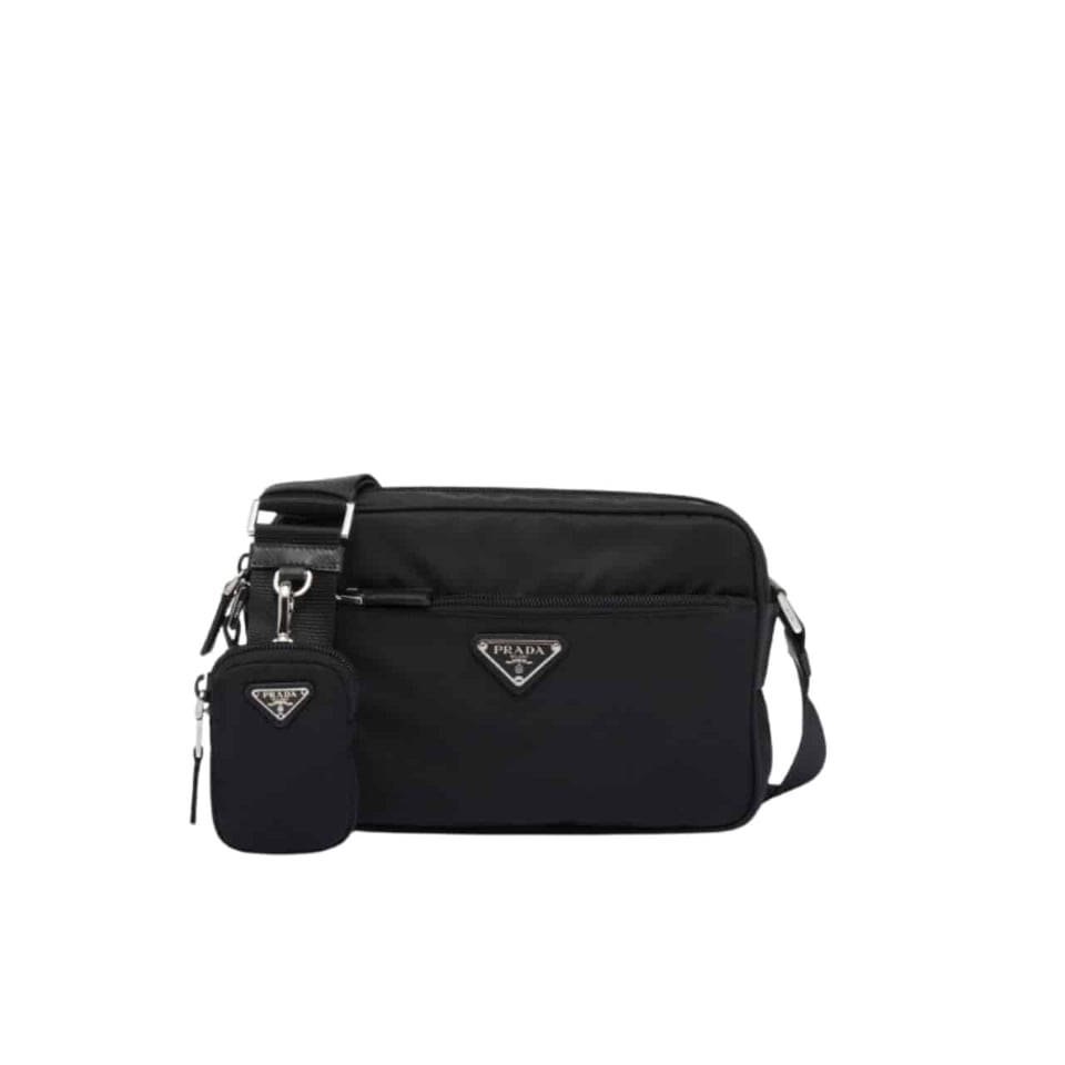 Prada Re-Nylon Shoulder Bag Black view 2