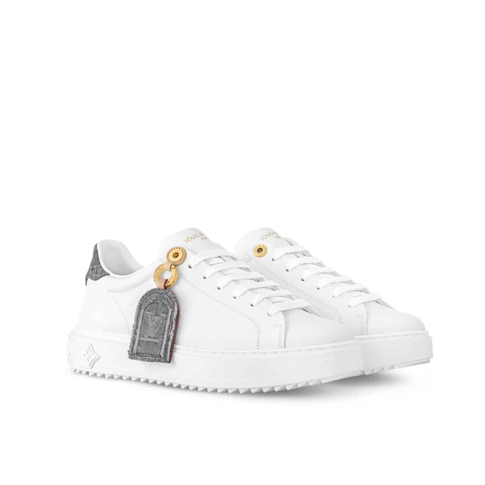 Louis Vuitton Time Out Sneaker Grey 1Aguy4 view 2