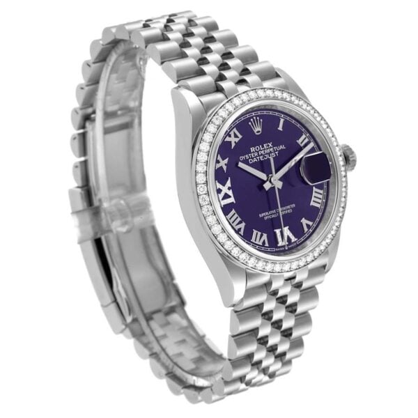 [Superclone] Rolex Datejust 36mm Aubergine Dial Jubilee 126284RBR view 3