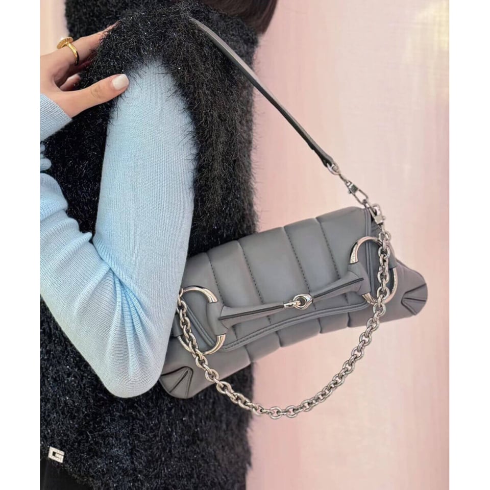 Gucci Horsebit Chain Small Shoulder Bag view 6