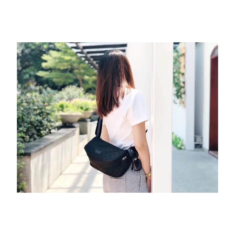Gucci GG Guccissima Nylon Waist Crossbody Bag view 3