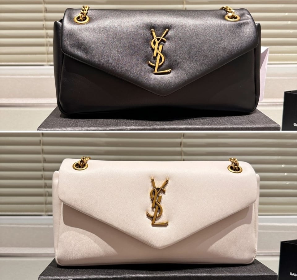 Saint Laurent Calypso In Plunged White 27Cm view 4