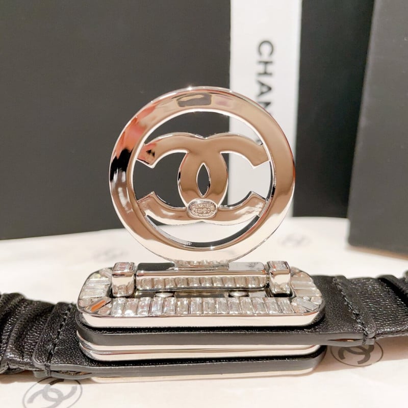 Chanel Elastic Waistbelt Black AA8931 view 7