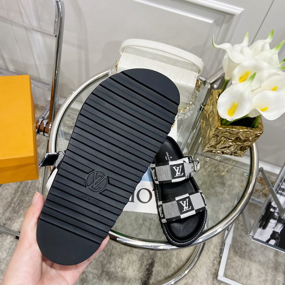 Louis Vuitton Bom Dia Flat Comfort Mule Black view 7