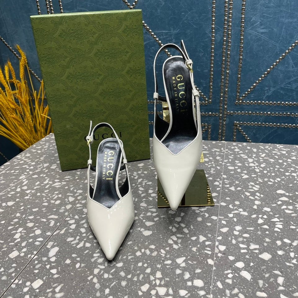 Gucci Women’S Platform Pump White view 6