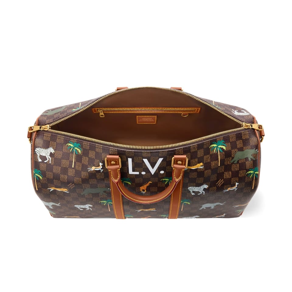 Louis Vuitton Keepall Bag 50cm/19.7in Brown M28166 view 4