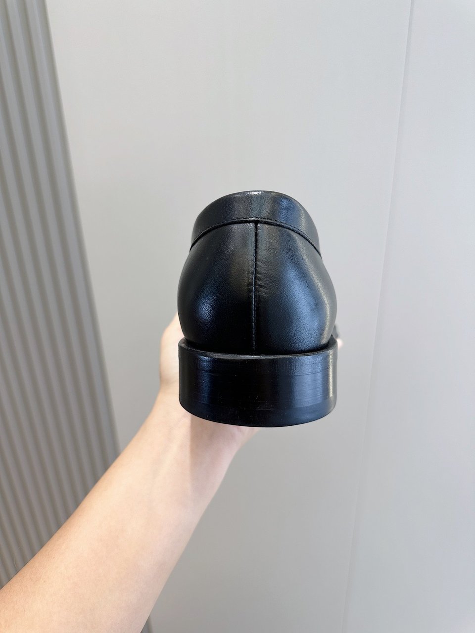 Hermes Paris Loafers Black Calfskin Mini H Hardware- Shoes for Men view 7